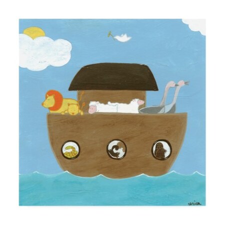 June Erica Vess 'Noahs Ark II' Canvas Art,35x35